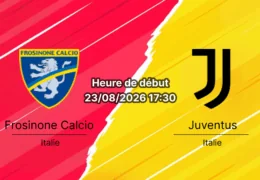 Pronostic Frosinone Juventus – Stadio Benito Stirpe, Serie A journée 1, 23 août 2026