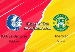Pronostic Gent Hibernian – Planet Group Arena Gent, Conference League 20 août 2026