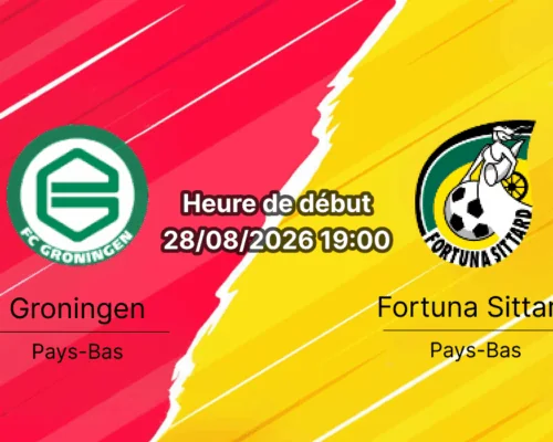 Pronostic Groningen Fortuna Sittard – Euroborg Groningen, Eredivisie journée 4, 28 août 2026