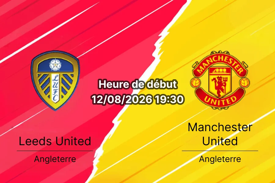 Pronostic Leeds Manchester United – Croke Park Dublin, match amical 12 août 2026