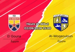 Pronostic El Gouna Al-Moqaouloun – Khaled Bichara Stadium Hurghada, Premier League égyptienne 3e journée 2 septembre 2026