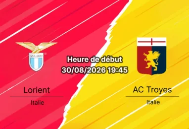 Pronostic Lazio Genoa – Stadio Olimpico Rome, Serie A 2e journée 30 août 2026