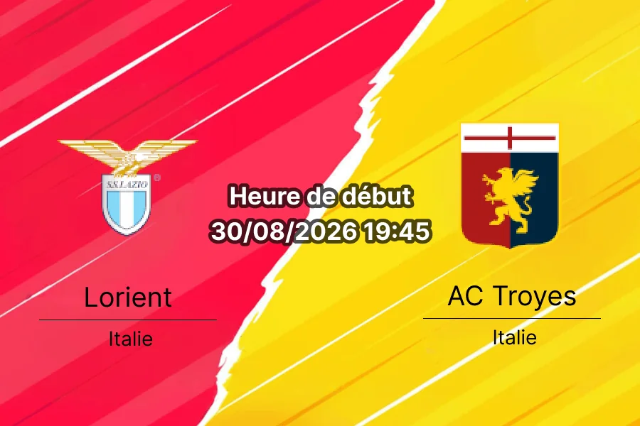 Pronostic Lazio Genoa – Stadio Olimpico Rome, Serie A 2e journée 30 août 2026