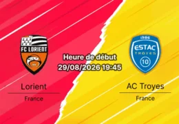 Pronostic Lorient Troyes – Stade du Moustoir, Ligue 1 2e journée 29 août 2026