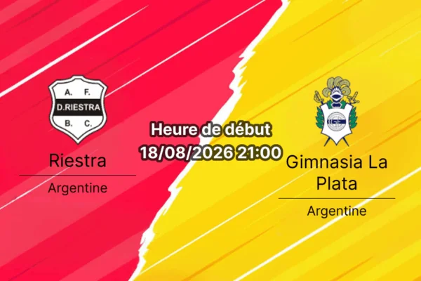 Pronostic Riestra Gimnasia La Plata — stade Norberto Tomaghello, Copa Argentina 2026, Florencio Varela, 18 août 2026