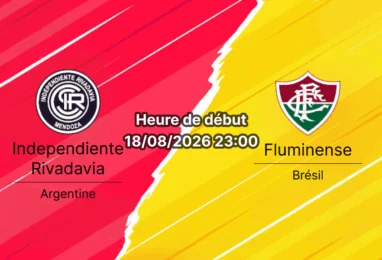Pronostic Independiente Rivadavia Fluminense — Mendoza, huitièmes retour Copa Libertadores 2026, 18 août 2026