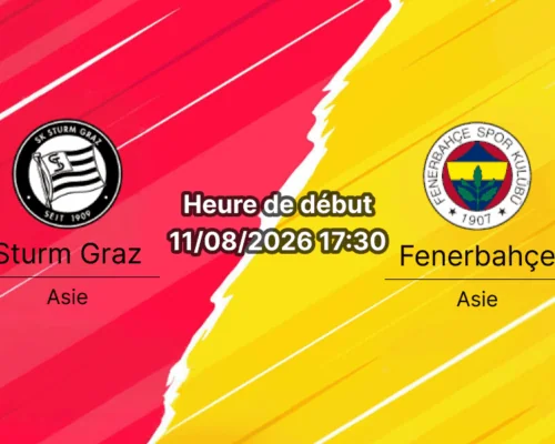 Pronostic Sturm Graz Fenerbahçe — Merkur Arena, Ligue des Champions 2026/27, Graz, 11 août 2026