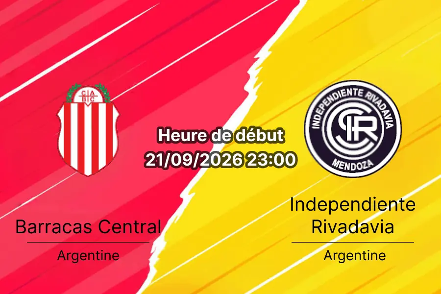 Pronostic Barracas Central Independiente Rivadavia – Estadio Claudio Chiqui Tapia, Clausura 2026 Groupe B journée 10