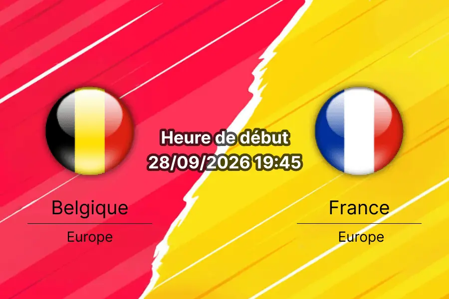 Pronostic Belgique France – Stade Roi Baudouin Bruxelles, Ligue des Nations League A Groupe A1, 28 septembre 2026