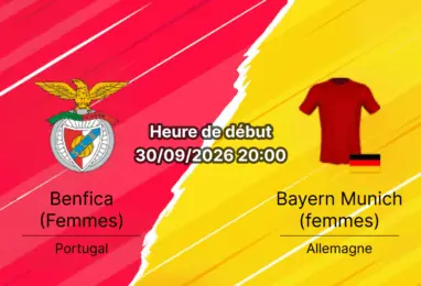 Pronostic Benfica Bayern Munich femmes – Estádio da Luz Lisbonne, UWCL Phase de ligue Journée 2, 30 septembre 2026