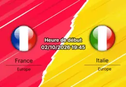 Pronostic France Italie — Stade de France Saint-Denis, UEFA Nations League Ligue A Groupe 1, 2 octobre 2026