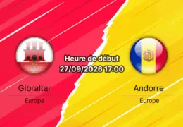Pronostic Gibraltar Andorre – Europa Point Sports Complex, Ligue des Nations League D Groupe A, 27 septembre 2026