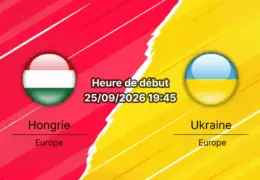 Pronostic Hongrie Ukraine – Puskas Arena Budapest, Nations League B 25 septembre 2026