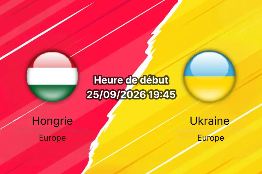Pronostic Hongrie Ukraine – Puskas Arena Budapest, Nations League B 25 septembre 2026