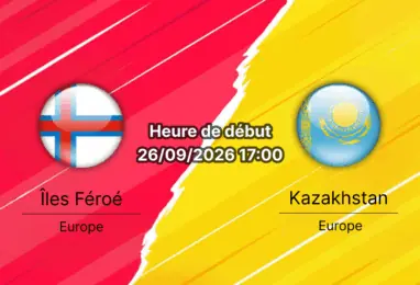 Pronostic Îles Féroé Kazakhstan – Tórsvøllur Tórshavn, Ligue des Nations Groupe C3, 26 septembre 2026