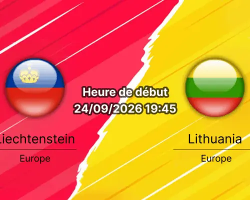 Pronostic Liechtenstein Lituanie – Rheinpark Stadion Vaduz, Nations League D 24 septembre 2026
