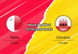 Pronostic Malte Gibraltar – Ta'Qali National Stadium, UEFA Nations League Ligue D Groupe 1 Journée 3, 1er octobre 2026