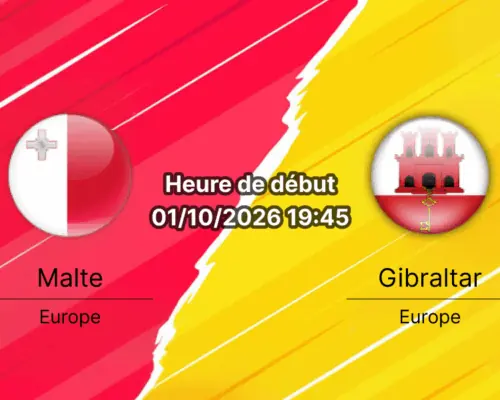 Pronostic Malte Gibraltar – Ta'Qali National Stadium, UEFA Nations League Ligue D Groupe 1 Journée 3, 1er octobre 2026