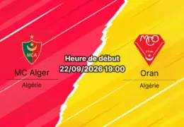 Pronostic MC Alger Oran – Stade Ali-La-Pointe à Douera, Ligue 1 algérienne 2026/2027