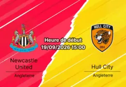 Pronostic Newcastle Hull City – St. James' Park, Premier League journée 5, 19 septembre 2026