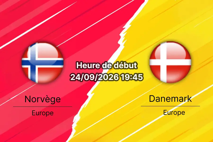 Pronostic Norvège Danemark – Ullevaal Stadion Oslo, Nations League A 24 septembre 2026