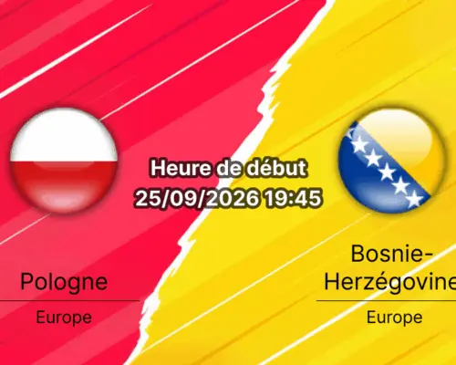 Pronostic Pologne Bosnie – PGE Narodowy Varsovie, Nations League B 25 septembre 2026