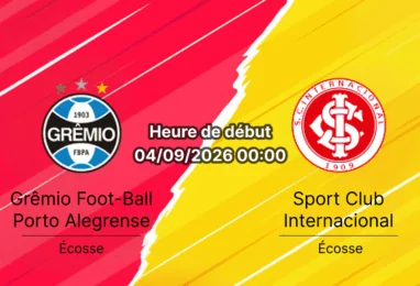 Pronostic Grêmio Internacional – Arena do Grêmio Porto Alegre, Copa do Brasil quarts de finale retour 4 septembre 2026