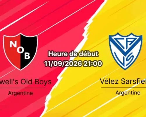Pronostic Newell's Old Boys Velez Sarsfield – Estadio Marcelo Bielsa, Liga Profesional Clausura 11 septembre 2026