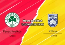 Pronostic Panathinaikos Kifisias – Stade Olympique Spyros Louis, Super League Grèce 10 septembre 2026
