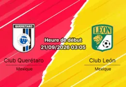 Pronostic Querétaro León – Estadio La Corregidora, Liga MX Apertura 2026 journée 9, 21 septembre 2026