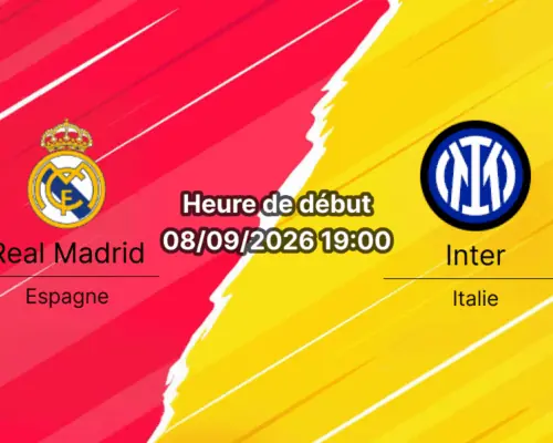 Pronostic Real Madrid Inter – Santiago Bernabéu Madrid, Ligue des champions UEFA, 1ère journée, 8 septembre 2026