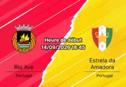 Pronostic Rio Ave Estrela da Amadora – Estádio dos Arcos, Liga Portugal journée 6, 14 septembre 2026