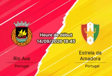 Pronostic Rio Ave Estrela da Amadora – Estádio dos Arcos, Liga Portugal journée 6, 14 septembre 2026