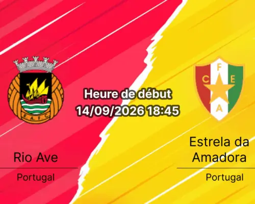 Pronostic Rio Ave Estrela da Amadora – Estádio dos Arcos, Liga Portugal journée 6, 14 septembre 2026
