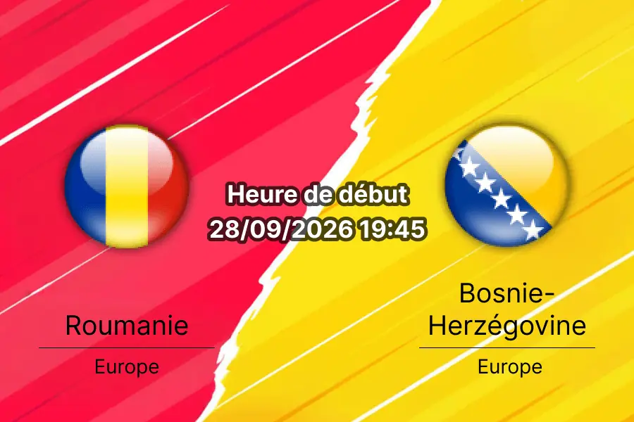 Pronostic Roumanie Bosnie-Herzégovine – Arena Națională Bucarest, Ligue des Nations League B Groupe B4, 28 septembre 2026