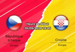 Pronostic Tchéquie Croatie – Fortuna Arena Prague, Ligue des Nations Groupe A3, 26 septembre 2026