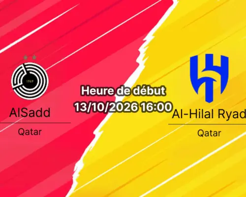 Pronostic Al-Sadd Al-Hilal – stade Jassim Bin Hamad de Doha, AFC Champions League Elite, 13 octobre 2026