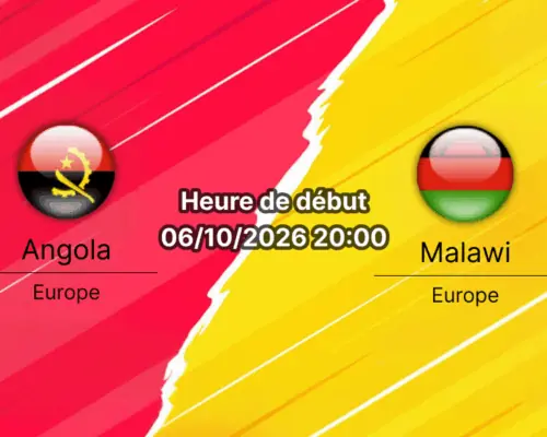 Pronostic Angola Malawi – Estádio 11 de Novembro de Luanda, 2e journée des éliminatoires de la CAN 2027, 6 octobre 2026