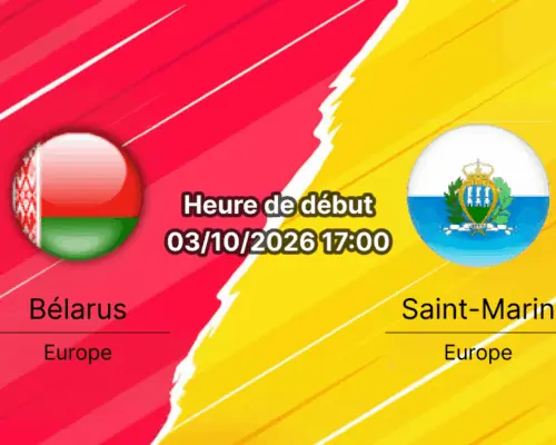 Pronostic Bélarus Saint-Marin — Stade de Minsk, UEFA Nations League Ligue C Groupe 1, 3 octobre 2026