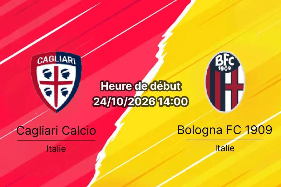 Pronostic Cagliari Bologna – Unipol Domus, Serie A Journée 8, 24 octobre 2026, Cagliari