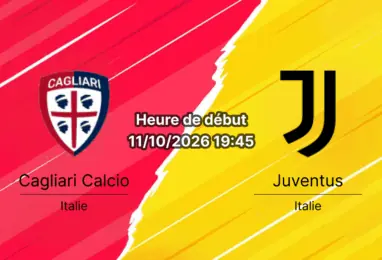Pronostic Cagliari Juventus — Unipol Domus, Serie A Journée 6, 11 octobre 2026