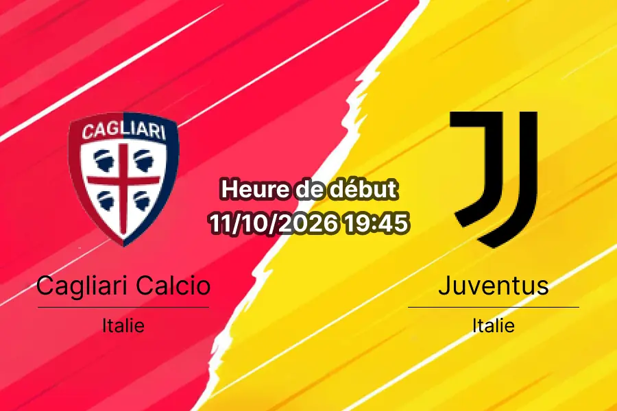 Pronostic Cagliari Juventus — Unipol Domus, Serie A Journée 6, 11 octobre 2026