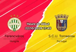 Pronostic Ferencváros Torreense – Groupama Arena Budapest, UEFA Europa League Journée 3, 22 octobre 2026