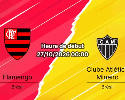 Pronostic Flamengo Atlético Mineiro – Estádio do Maracanã, Brasileirão Série A Journée 32, 26 octobre 2026, Rio de Janeiro
