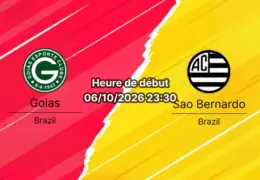 Pronostic Goias Athletic MG – Estádio Hailé Pinheiro de Goiania, Serie B brésilienne, 6 octobre 2026