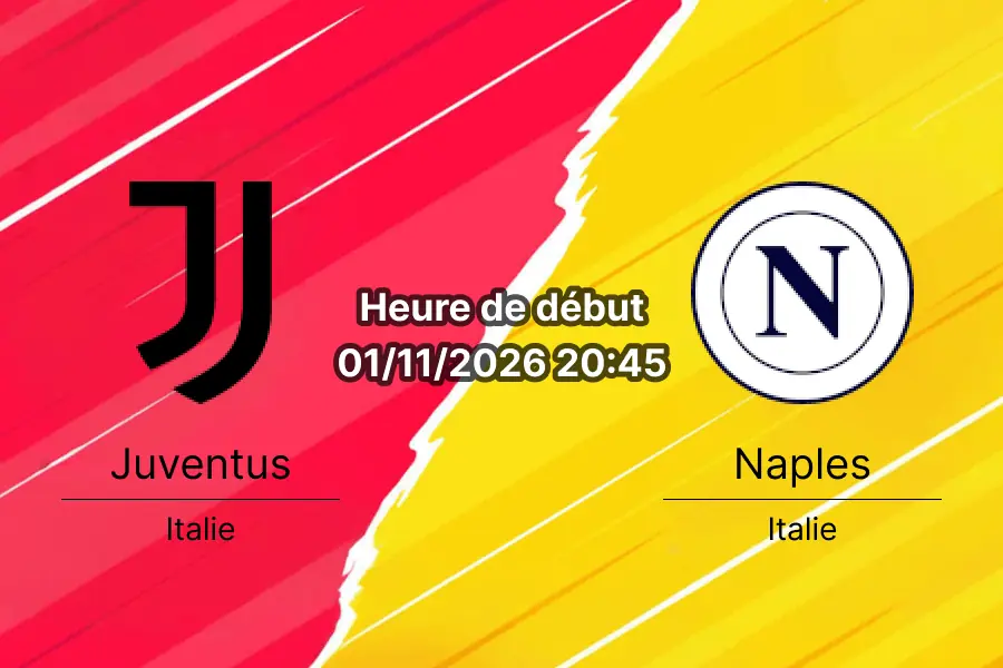 Pronostic Juventus Naples – Allianz Stadium Turin, Serie A Journée 10, 1er novembre 2026