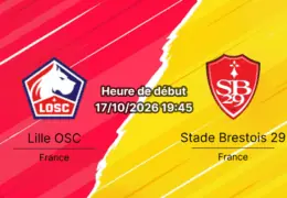 Pronostic Lille OSC Brest – Stade Pierre-Mauroy, Villeneuve d'Ascq, Ligue 1 Journée 7, 17 octobre 2026