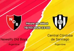 Pronostic Newell's Old Boys Central Córdoba – Estadio Marcelo Bielsa, Clausura 2026 Journée 13, 19 octobre