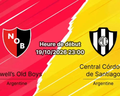 Pronostic Newell's Old Boys Central Córdoba – Estadio Marcelo Bielsa, Clausura 2026 Journée 13, 19 octobre