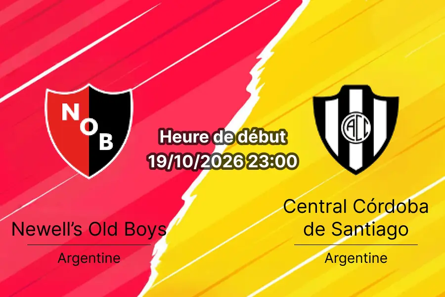 Pronostic Newell's Old Boys Central Córdoba – Estadio Marcelo Bielsa, Clausura 2026 Journée 13, 19 octobre